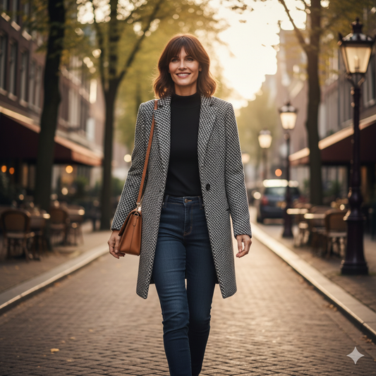 Luxe Dames Mantel herfst/winter